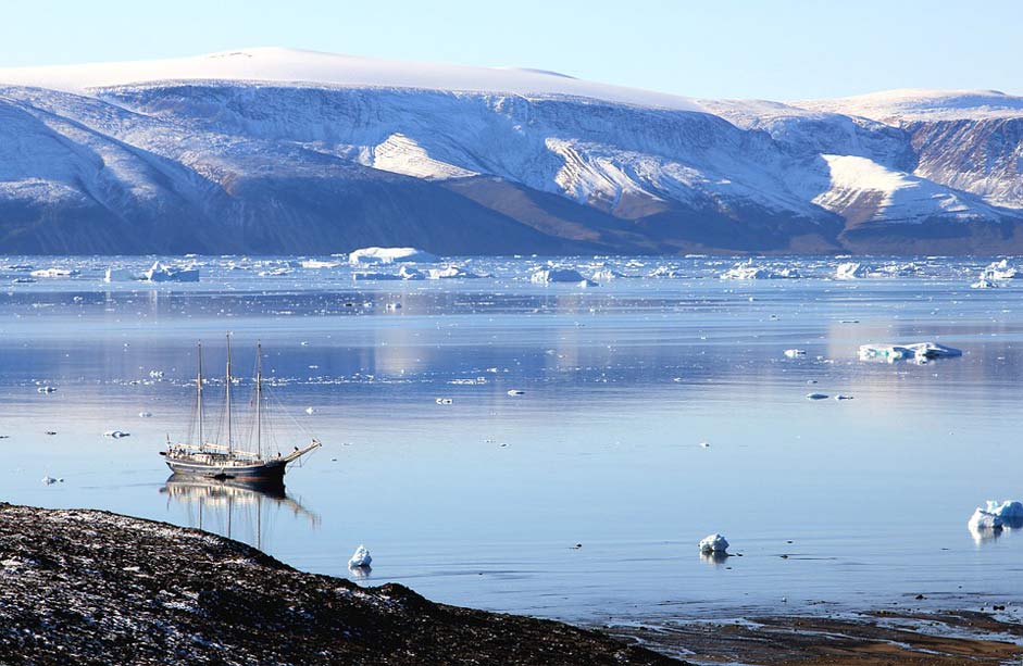Ice Sailboat Boat Greenland