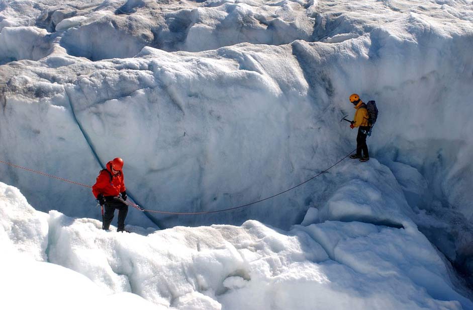 Ice Snow Crevasse Greenland