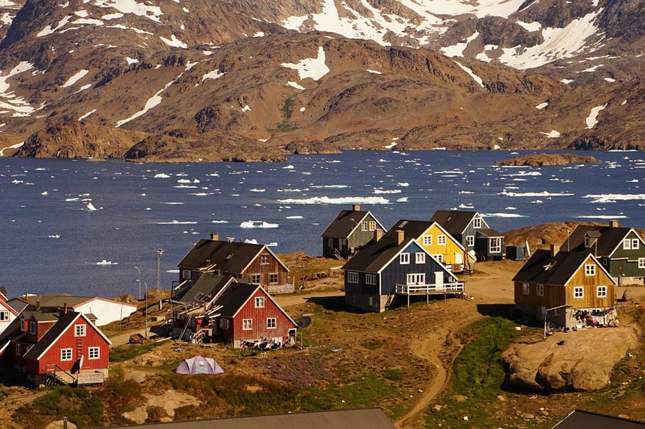 Village Greenland East-Greenland Tasiilaq