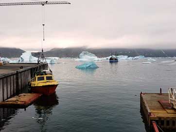 Greenland  Icebergs Fjord Picture