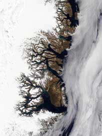 Greenland Winter Iced Fjords Picture