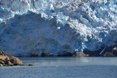 Glacier  Greenland Prins-Christian-Sound Picture