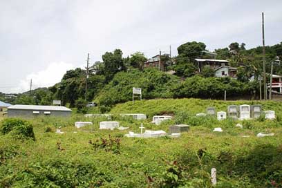 Cemetery  Grand-Anse Grenada Picture