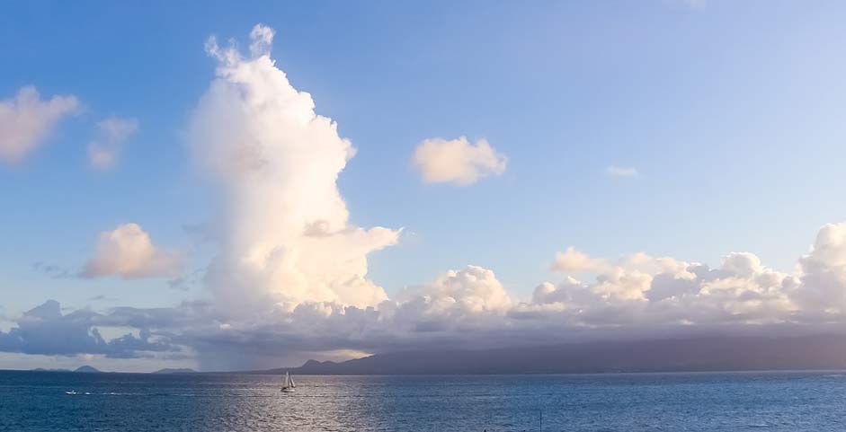 Cloud Sky Sea Guadeloupe