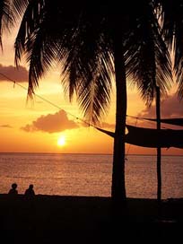 Sunset Sun Guadeloupe Beach Picture
