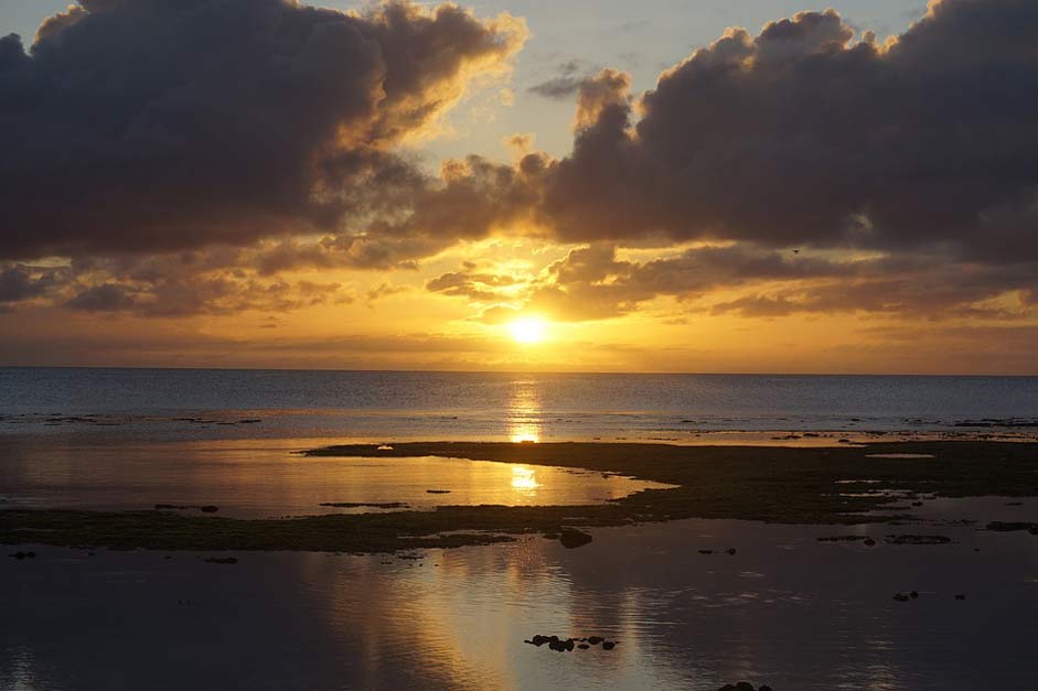 Sea Sunset Beach Glow