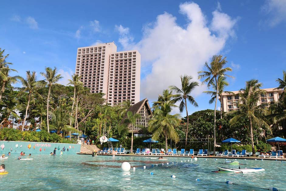 Swimming-Pool Beach Guam Resort