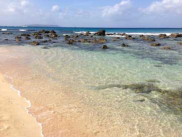 Saipan Beach Red Tinian Picture