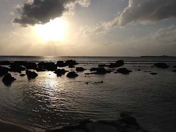 Saipan Beach Red Tinian Picture