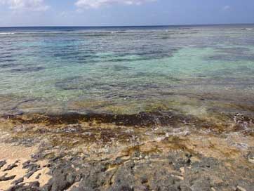 Saipan Beach Red Tinian Picture