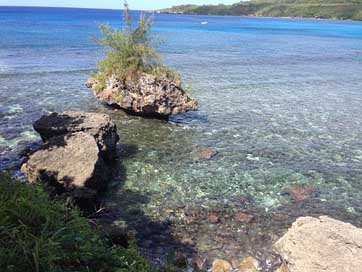 Saipan Beach Red Tinian Picture