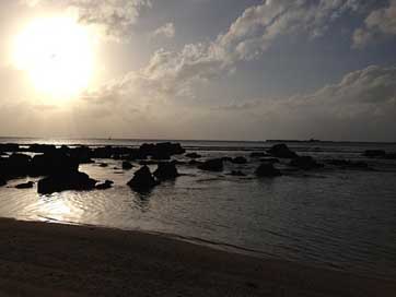 Saipan Beach Red Tinian Picture