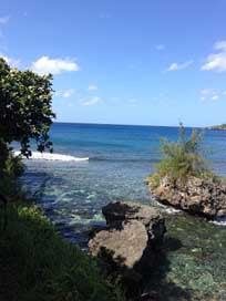 Saipan Beach Red Tinian Picture