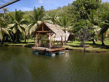 River  Guam Hut Picture