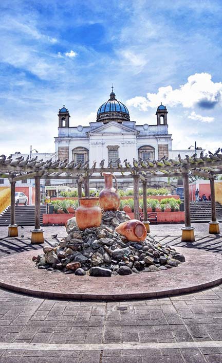 Central Park Cathedral Guatemala