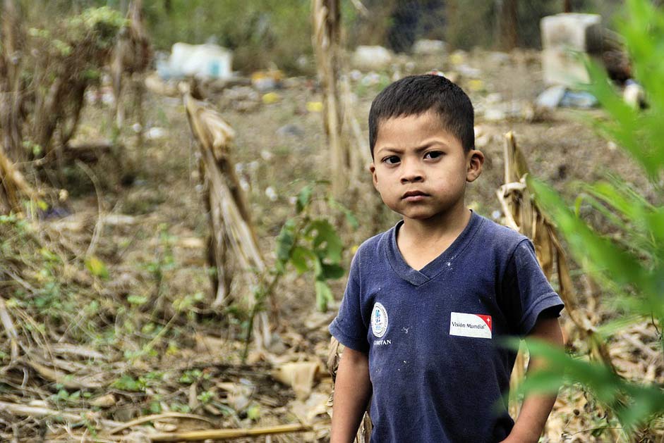 Look Poor Child Guatemala