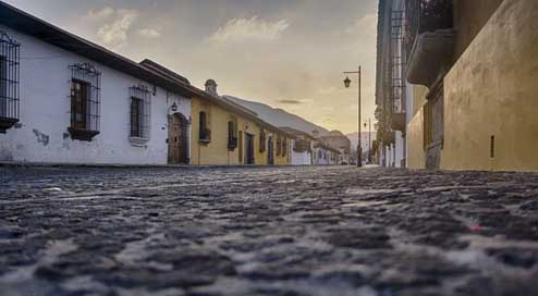 Dawn Central-America Antiguaguatemala Guatemala Picture