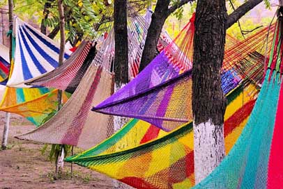 Guatemala Color Market Hammocks Picture