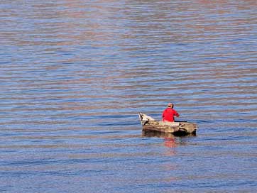 Guatemala Solitude Fisherman Lake-Atitln Picture