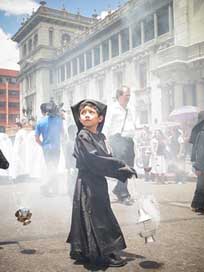 Kids Guatemala Religion Street Picture