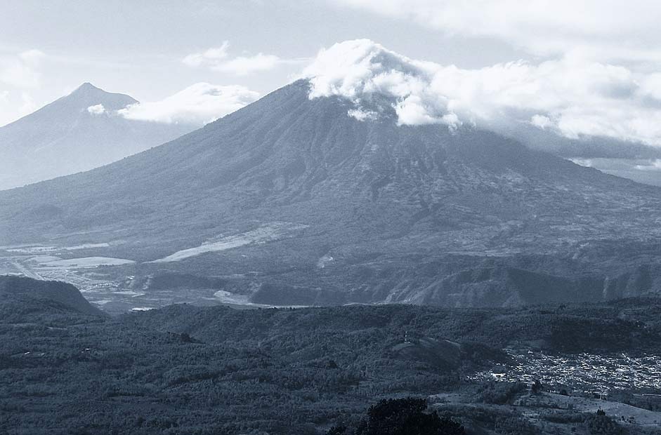 Hills Guatemala Mountains Volcano