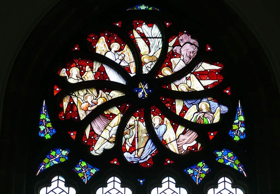 Stained-Glass Church-Window Window Church
