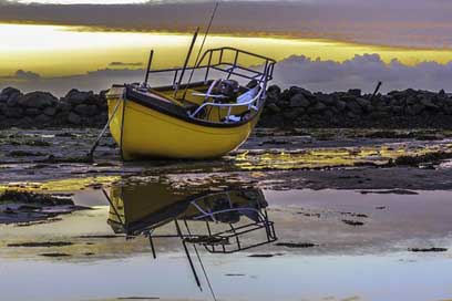 Boat  Guernsey Sunset Picture