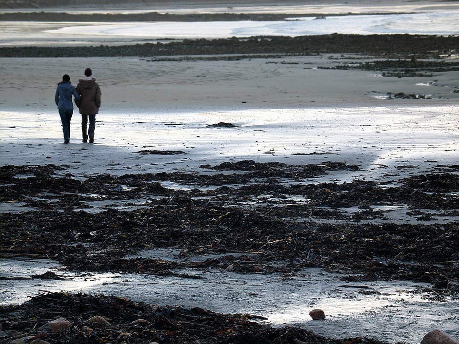 Guernsey Beach Walk Winter