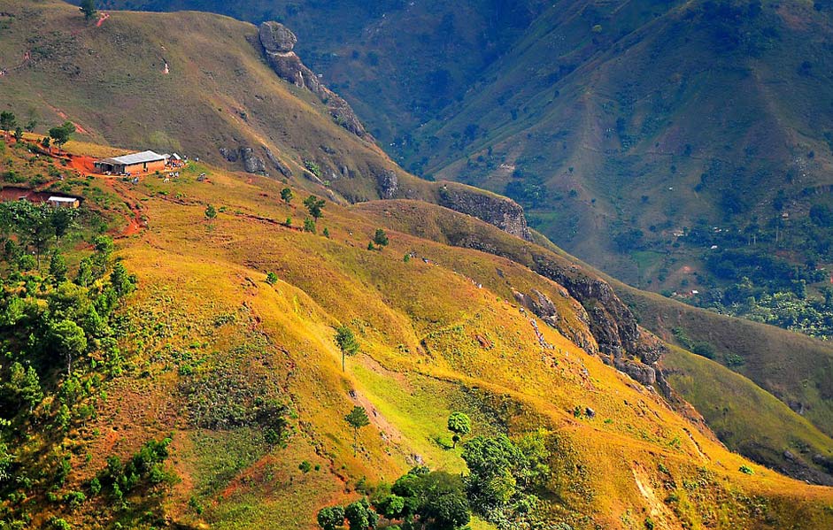 Steep Landscape Mountains Haiti