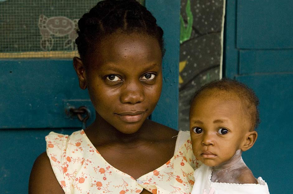 Child Haiti Baby Mother