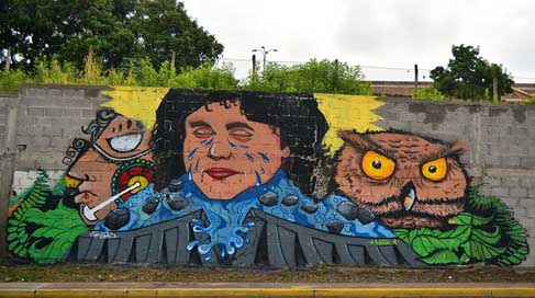 Graffiti Tegucigalpa Cceres Bertha Picture
