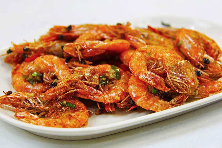 Lunch Seafood Prawn Fried-Prawn