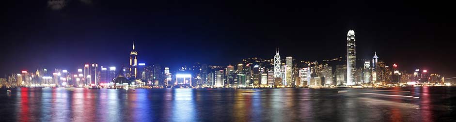 Beautiful Night City Hong-Kong