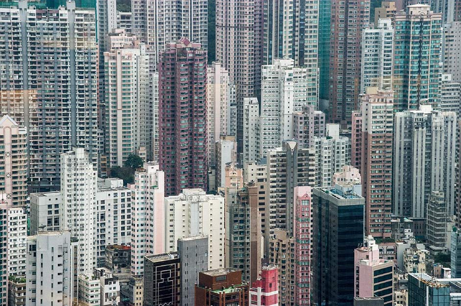 Day Cityscape Skyline Hong-Kong