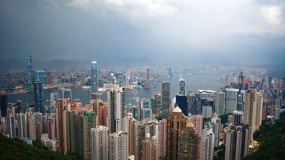 Urban Architecture Skyline Hong-Kong