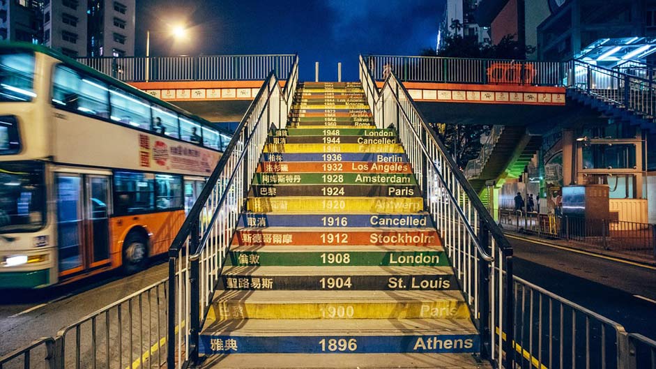 Night Year Ladder Olympic-Games