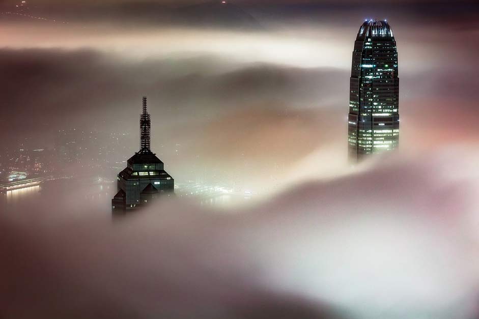 Foggy Fog Dust Skyscraper