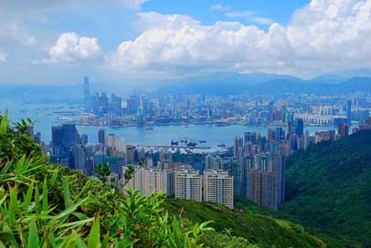 Hong-Kong Skyline Hong-Kong-Skyline Cityscape Picture