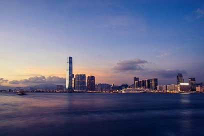 Skyline Harbour Hong-Kong Victoria-Harbour Picture