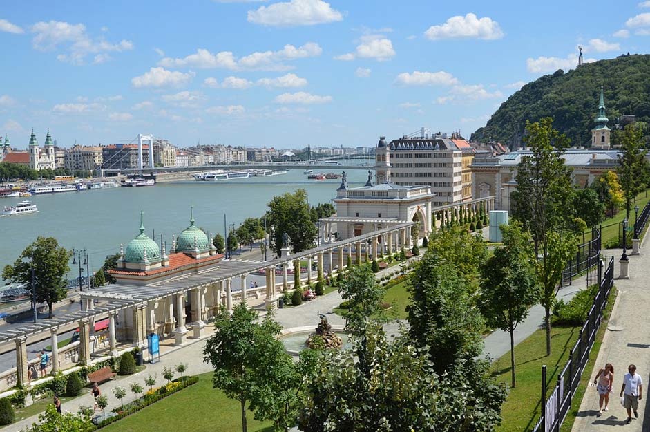 Panorama Danube Buda Budapest