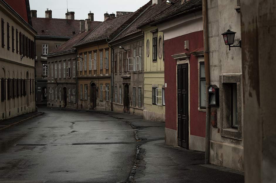 Old Street Hungary Sopron