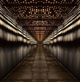 Tunnel At-Night Lighting Budapest Picture