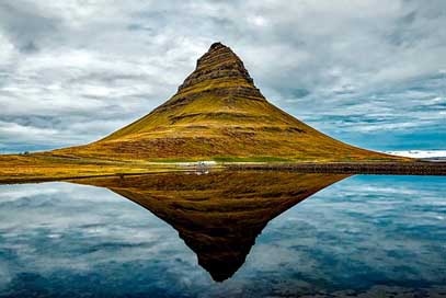 Iceland Landscape Mountain Formation Picture