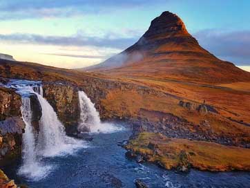 Kirkjufell Waterfall Iceland Magical-Mountain Picture