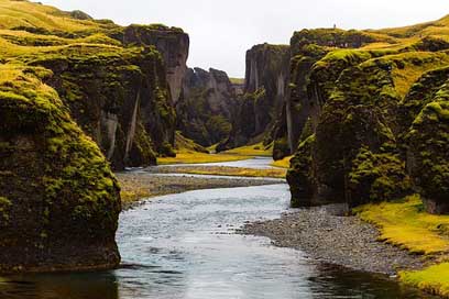 Iceland Water Stream Landscape Picture
