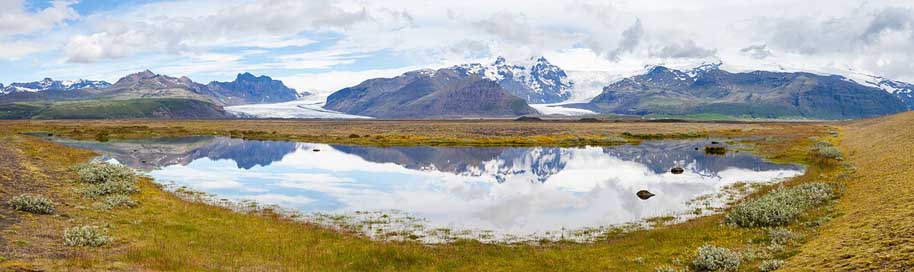 Panorama Sky Landscape Iceland Picture