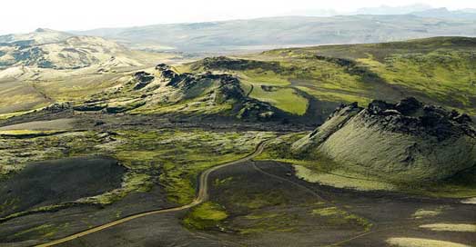 Iceland Runway-Of-Lava Foams Volcano-Laki Picture