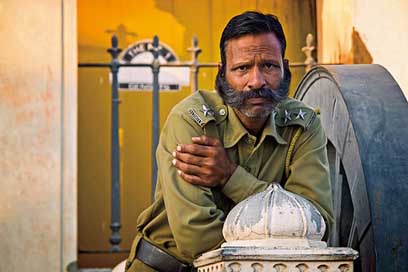 Guard Portrait Travel India Picture