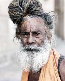 Portrait Religion Holyman Sadhu Picture