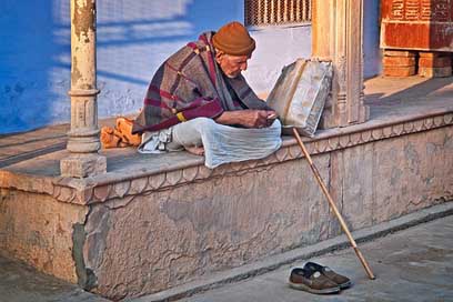 Old-Man Asia Sadhu India Picture